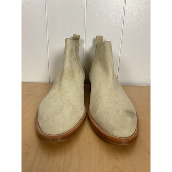 Jenni Kayne Suede Chelsea Boot Size 40 Light Tan/Cream - Picture 7 of 9